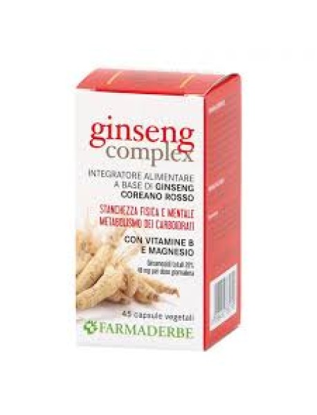 GINSENG COMPLEX 45 CAPSULE FARMADERBE