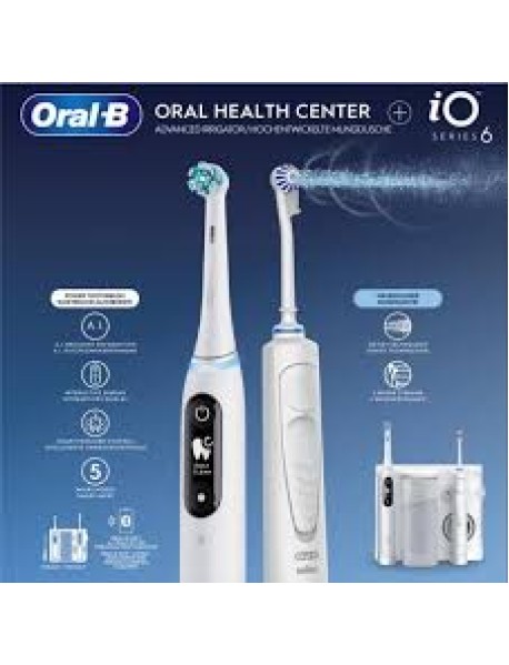 ORAL-B POWER ORAL CENTER IDROPULSORE + SPAZZOLINO ELETTRICO IO6