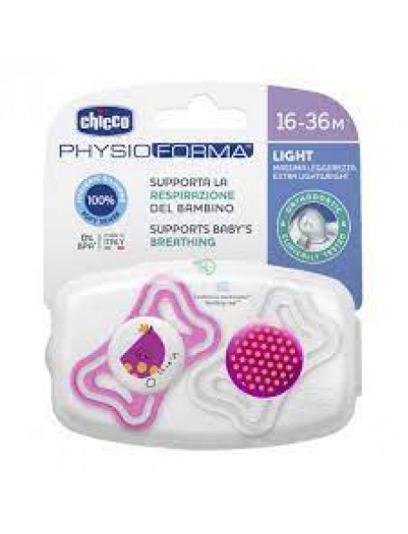 CHICCO SUCCHIETTO LIGHT GRL IN SILICONE 16-36 MESI 2 PEZZI