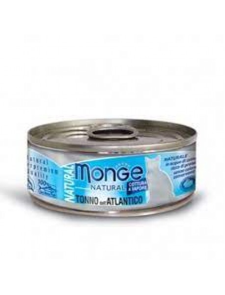 MONGE NATURAL TONNO ATLANTICO 80G