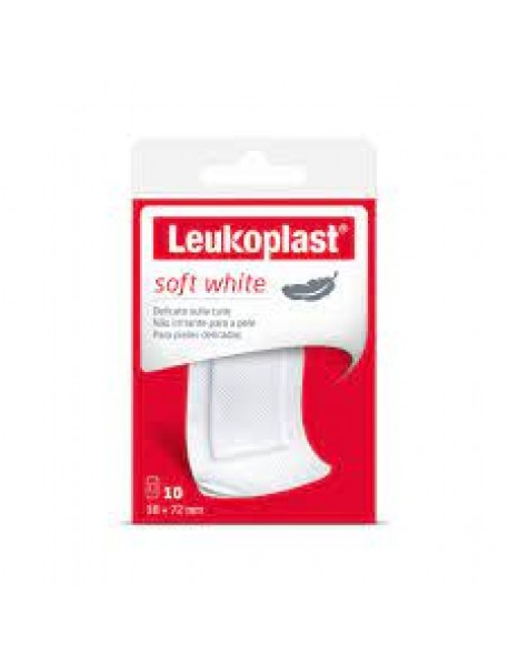 LEUKOPLAST SOFT WHITE 72X38MM 10 CEROTTI