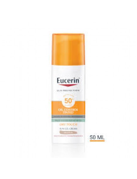 EUCERIN SUN OIL CONTROL TINTED GEL CREMA SOLARE SPF50+ 50ML