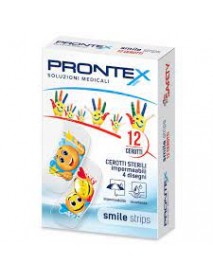 SAFETY PRONTEX CEROTTO SMILE STRIPS 12 CEROTTI