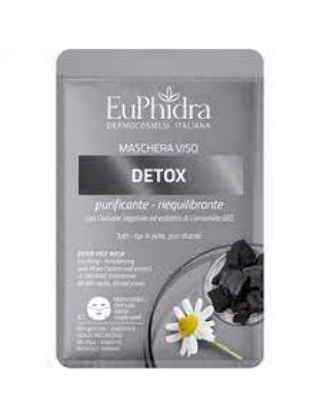 EUPHIDRA MASCHERA VISO DETOX 1 PEZZO