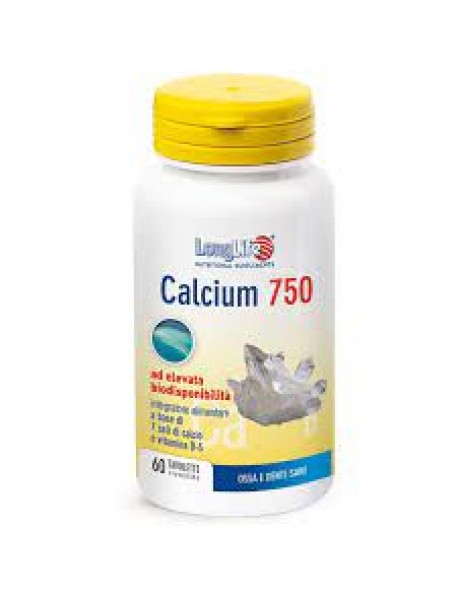 LONGLIFE CALCIUM 750MG 60 TAVOLETTE