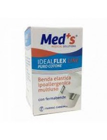 MEDS IDEALFLEX BENDA ELASTICA IN COTONE PURO 10CM