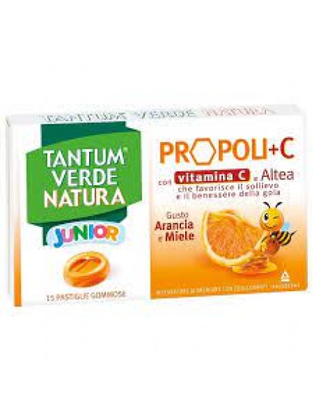 TANTUM VERDE NATURA JUNIOR PROPOLI+C 15 PASTIGLIE