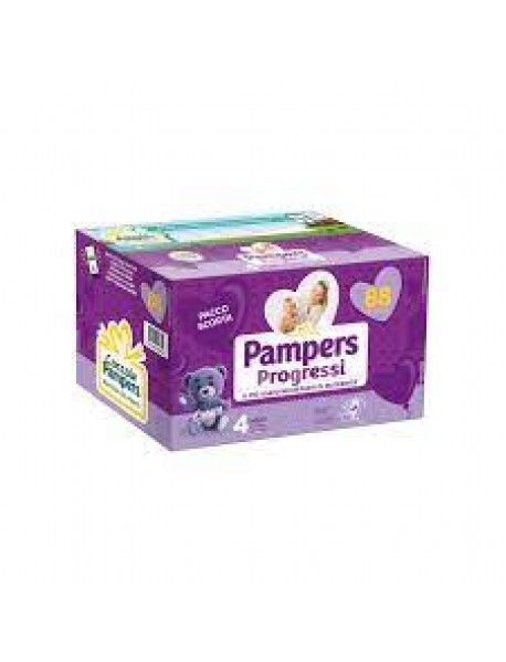 PAMPERS PROGRESSI MAXI TAGLIA 4 (7 - 18 KG) QUADRIPACK 88 PANNOLINI 