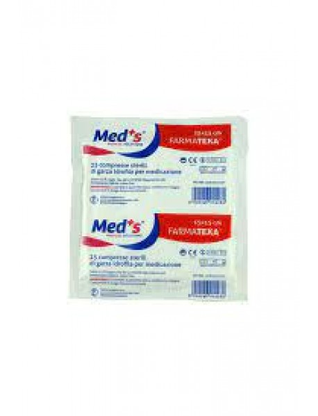 MEDS GARZA STERILE 12/8 15X15CM 50 PEZZI