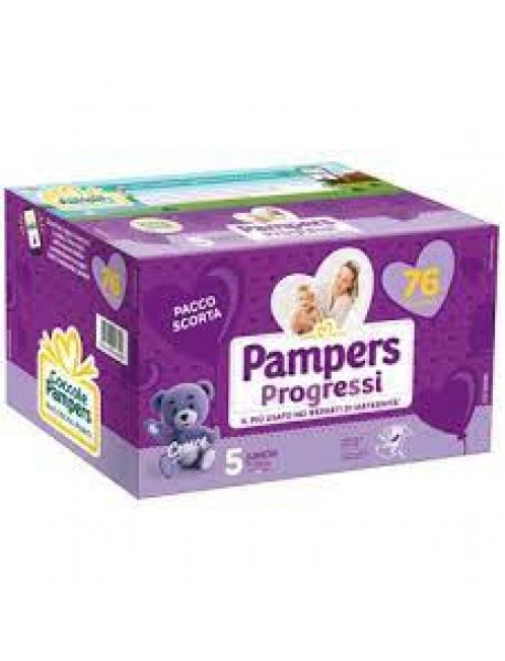 PAMPERS PROGRESSI JUNIOR (11 - 25 KG) QUADRIPACK 76 PANNOLINI