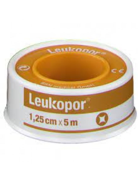 LEUKOPOR CEROTTO SU ROCCHETTO 1,25CMx5MT