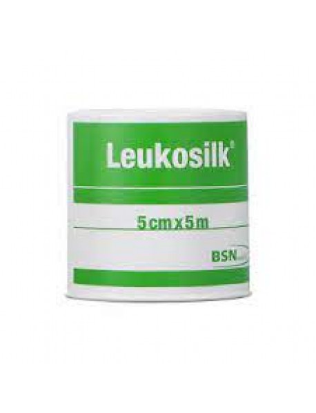 LEUKOSILK CEROTTO IN ROCCHETTO 5CMX5MT