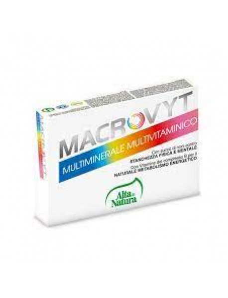 ALTA NATURA MACROVYT MULTIVITAMINICO E MULTIMINERALI 30 COMPRESSE