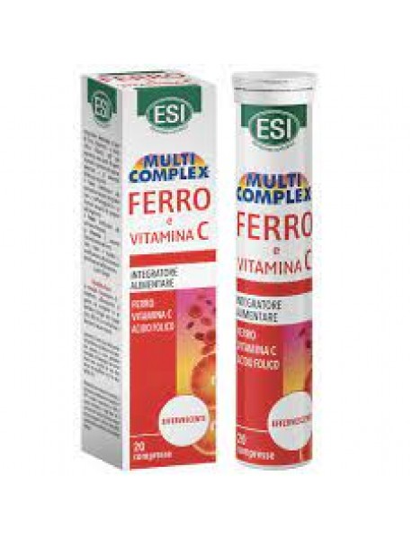 ESI MULTICOMPLEX FERRO E VITAMINA C 20 COMPRESSE EFFERVESCENTI