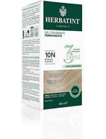 HERBATINT GEL COLORANTE PERMANENTE 3 DOSI 10N BIONDO PLATINO 300ML
