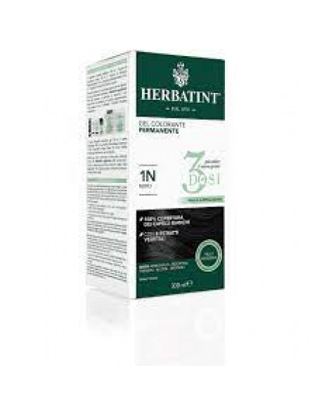 HERBATINT GEL COLORANTE PERMANENTE 3 DOSI 1N NERO 300ML