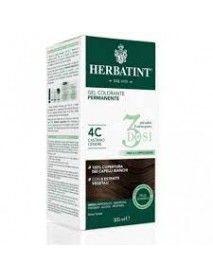 HERBATINT GEL COLORANTE PERMANENTE 3 DOSI 4C CASTANO CENERE 300ML