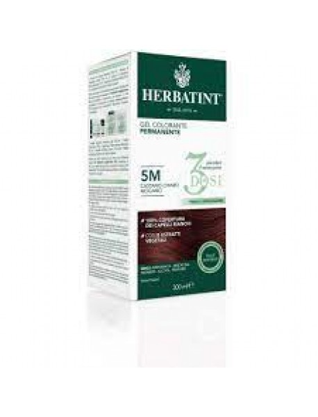 HERBATINT GEL COLORANTE PERMANENTE 3 DOSI 5M CASTANO CHIARO MOGANO 300ML