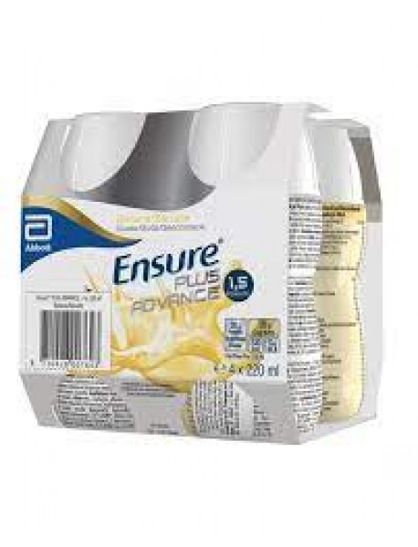 ENSURE PLUS ADVANCE GUSTO BANANA 4X220ML