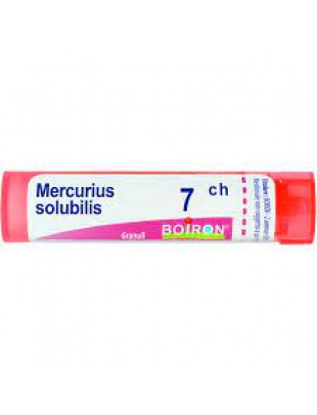 BOIRON MERCURIUS SOLUBILIS 7CH GRANULI 