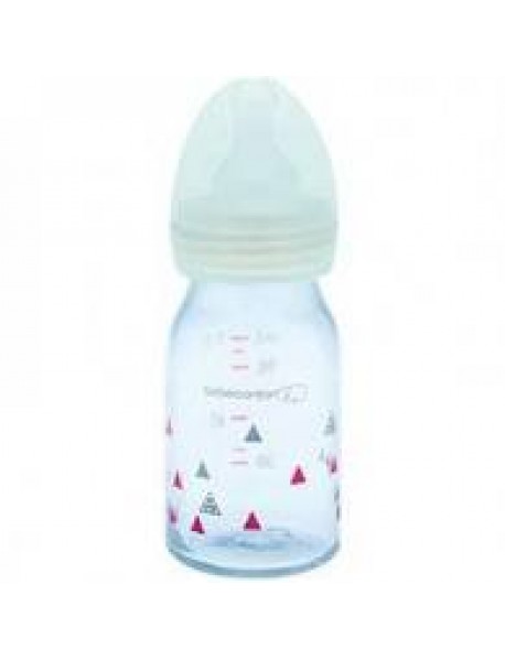 BEBE' CONFORT BIBERON IN VETRO 110ML CON TETTARELLA IN SILICONE MISURA 1 SPORT