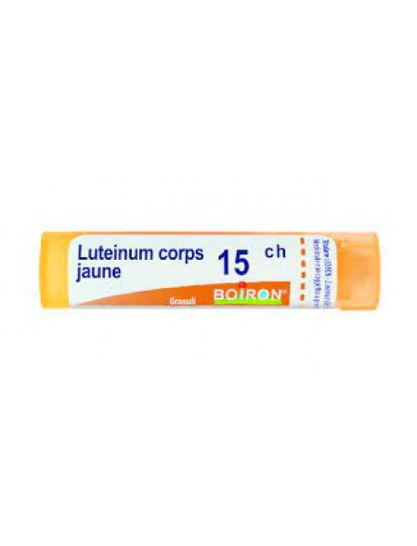 BOIRON LUTEINUM CORPS JAUNE 15CH GRANULI