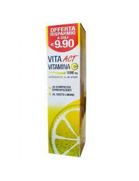 VITA ACT VITAMINA C 1000 20 COMPRESSE EFFERVESCENTI