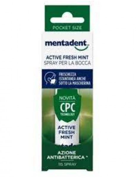 MENTADENT ACTIVE FRESH MINT SPRAY BOCCA 15ML