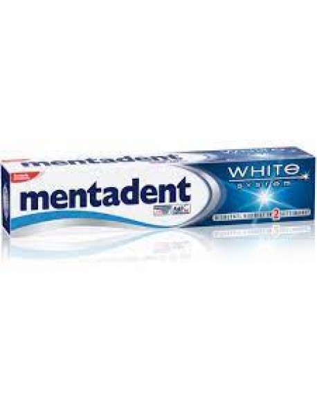 MENTADENT WHITE SYSTEM DENTIFRICIO 75ML