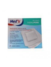 MED'S MEDICAZIONE ADESIVA STERILE IN TNT 12X12CM 5 MEDICAZIONI