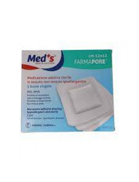 MED'S MEDICAZIONE ADESIVA STERILE IN TNT 12X12CM 5 MEDICAZIONI