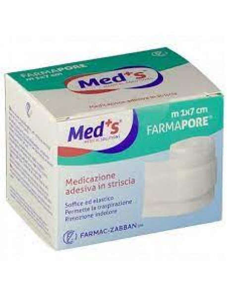 MED'S PORE MEDICAZIONE ADESIVA 1MX7CM