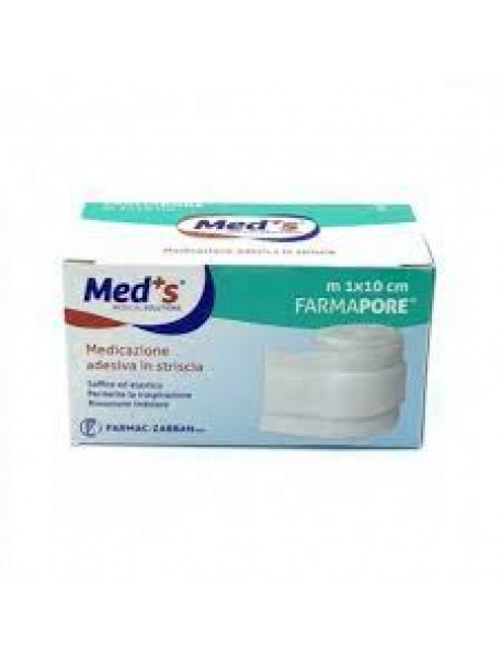 MED'S FARMAPORE MEDICAZIONE ADESIVA 1MX10CM