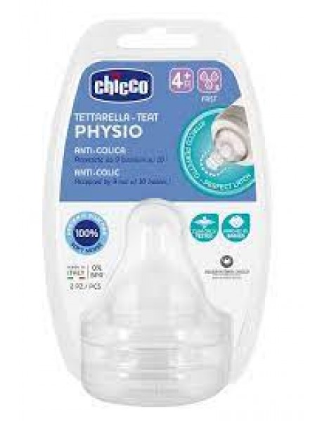 CHICCO TETTARELLA PERFECT 5 IN SILICONE 4M+ 2 TETTARELLE