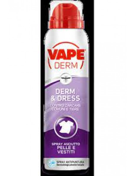 VAPE  DERM&DRESS SPRAY ANTIZANZARE 100ML