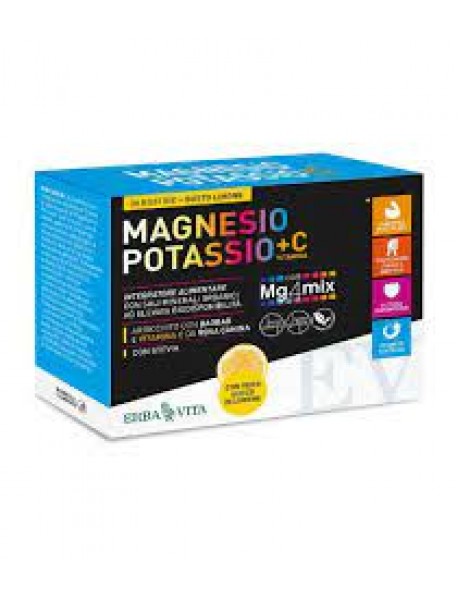 ERBA VITA MAGNESIO E POTASSIO + VITAMINA C GUSTO LIMONE 20 BUSTINE