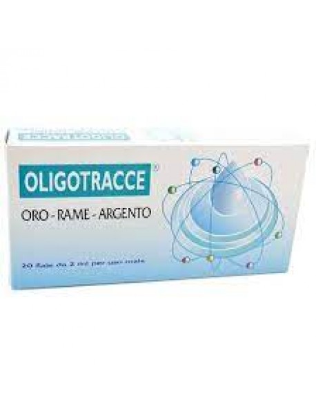 OLIGOTRACCE ORO RAME ARGENTO 20 FIALE BEVIBILI DA 2ML