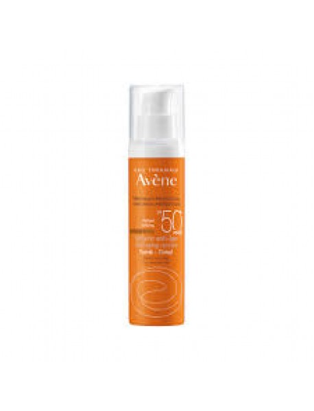 AVENE EAU THERMALE SOLARE TRATTAMENTO ANTI-ETA' COLORATO SPF50+ PROTEZIONE MOLTO ALTA 50ML 