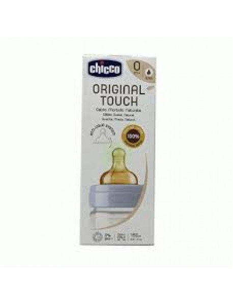 CHICCO ORIGINAL TOUCH BIBERON BOY CON TETTARELLA IN CAUCCIU' 150ML