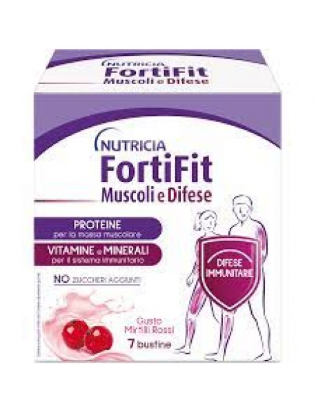 FORTIFIT MUSCOLI E DIFESE GUSTO MIRTILLI ROSSI 7 BUSTINE