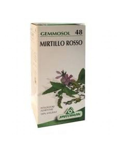 SPECCHIASOL GEMMOSOL 48 MIRTILLO ROSSO 50ML