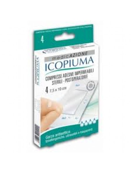 ICOPIUMA MEDICAZIONE POSTOPERATORIA 10X7,5CM 4 PEZZI