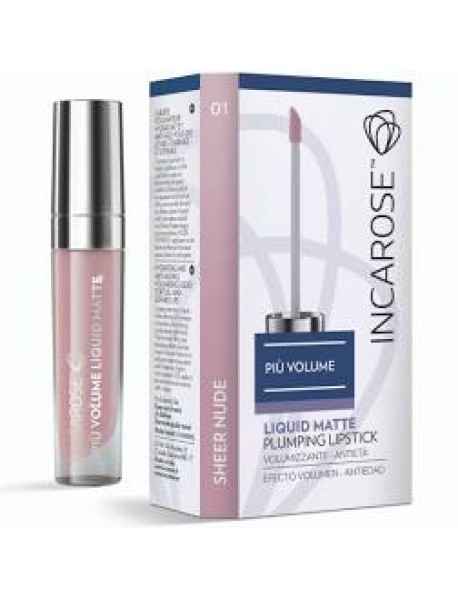 INCAROSE PIU' VOLUME LIQUIDO COLORE 01 SHEER NUDE 