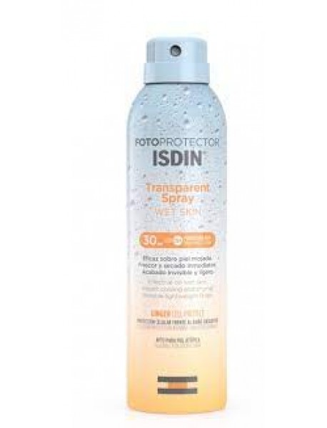 ISDIN FOTOPROTECTOR SPRAY TRANSPARENT WET SKIN SPF30 250ML