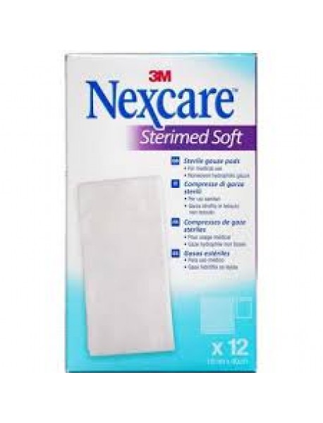 EM NEXCARE STERIMED COMPRESSA DI GARZA SOFT IN TNT 18X40CM 12 PEZZI