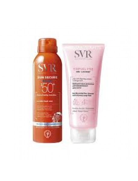 SVR SUN SECURE BRUME SPF50+ +TOPIALYSE GEL LAVANTE 200ML