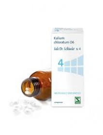 SALE DR.SCHLUSSER N.4 KALIUM CHLORATUM 200 COMPRESSE