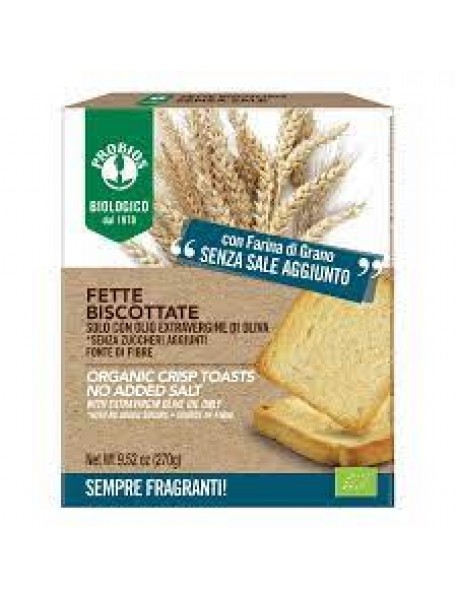 PROBIOS FETTE BISCOTTATE SENZA ZUCCHERO E SENZA SALE BIO 270G