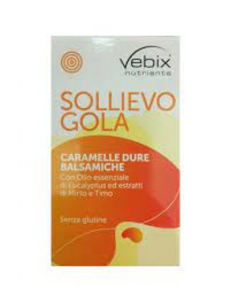 VEBIX NUTRIENTS SOLLIEVO GOLA 18 PASTIGLIE