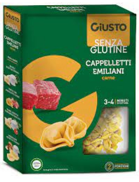 GIUSTO SENZA GLUTINE PASTA CAPPELLETTI DI CARNE 2 PORZIONI